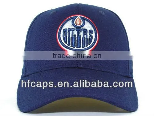 Applique full size 6 panel custom baseball cap hard hat