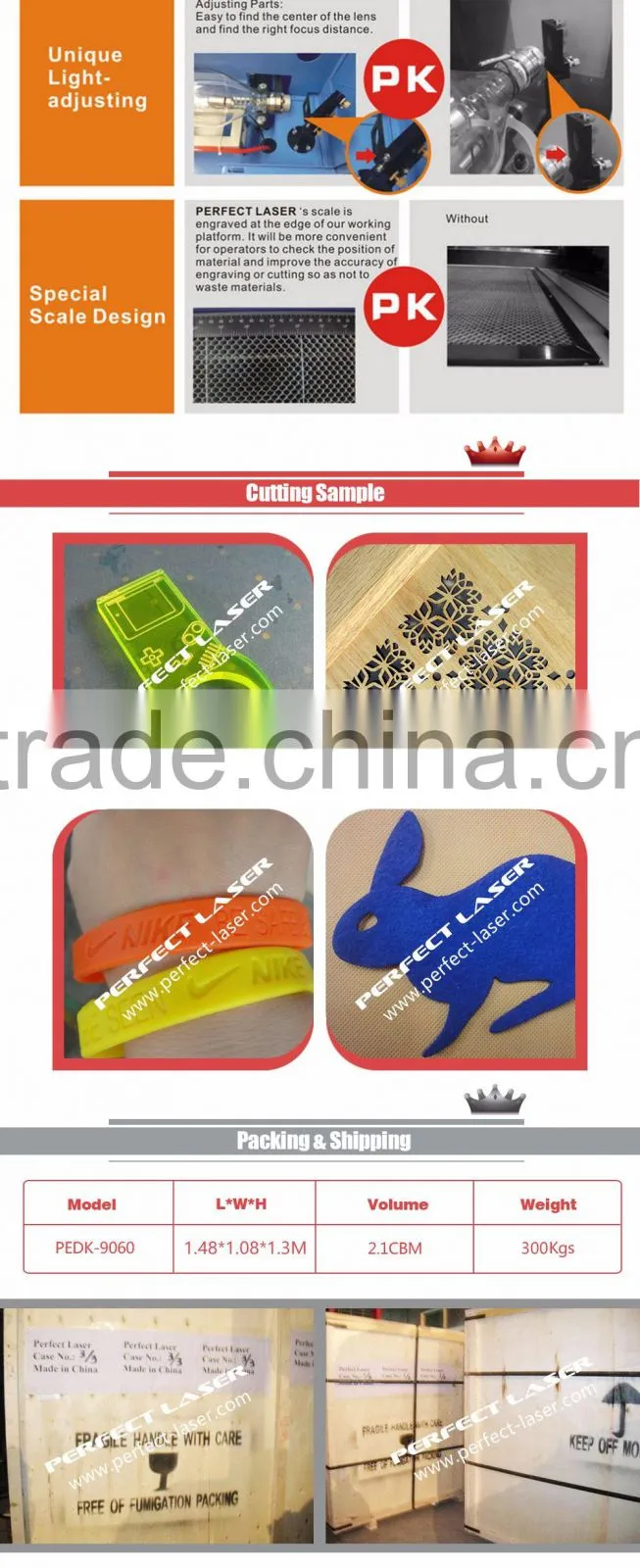 Professional Mini Co2 Laser Engraving Cutting Machine 150W 100W On Wood