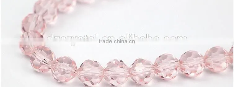 32 faces round crystal bead one hole bead for bracelet