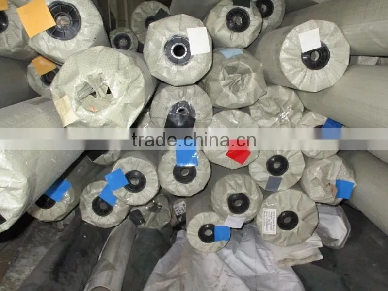 stock lots of B grade pvc coated tarpaulin fabric for tent and cover used