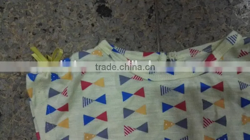 Yiwu stocks lots most popular girl's printed t-shirt