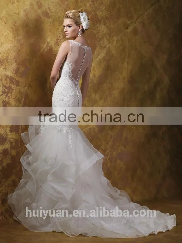 hot sexy off shoulder mermaid lace wedding dresses high neck