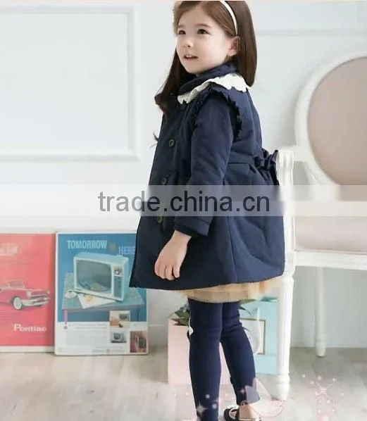 2015 korean style girls fashion coat children girl clothing