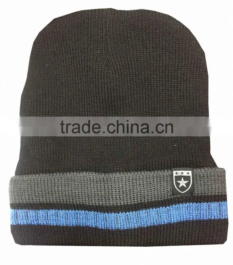 good quality 100%polyester cheap winter hat