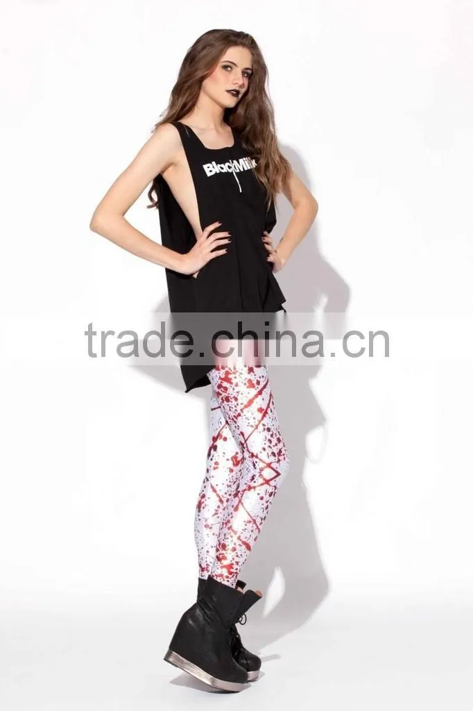 Wholesale cheap sport fitness leggings printed women tight yoga pants