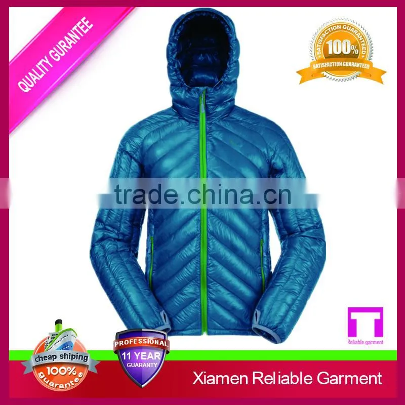Long sleeve man leather outdoor skiing jacket