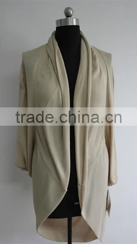 Fashion girls custom knit butterfly sleeves knitted poncho sweater