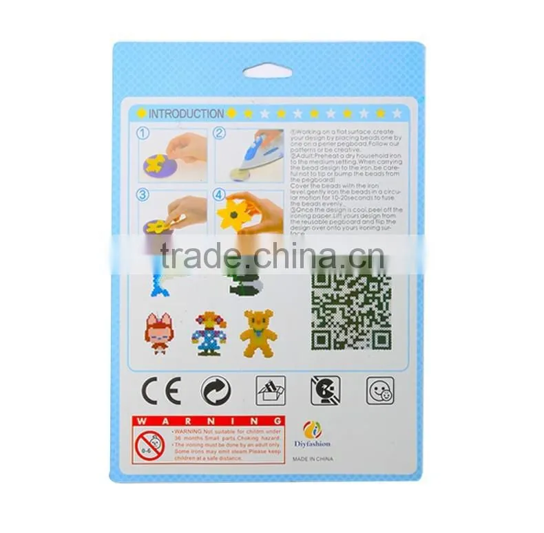 2017 Hot selling off road vehicle DIY education plastic hama fuse beads toys