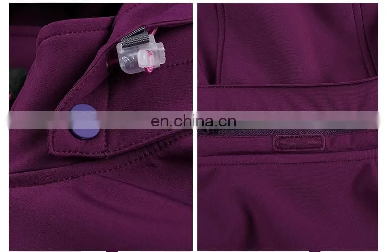 Women Windproof Softshell Jacket Casual Breathable Jacket