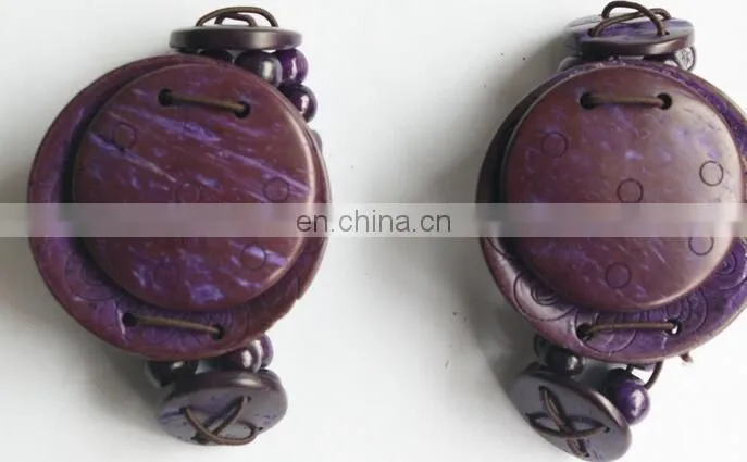 Retro national style watch new creative animation quartz pocket watch Fashion coconut Watch gifts for children