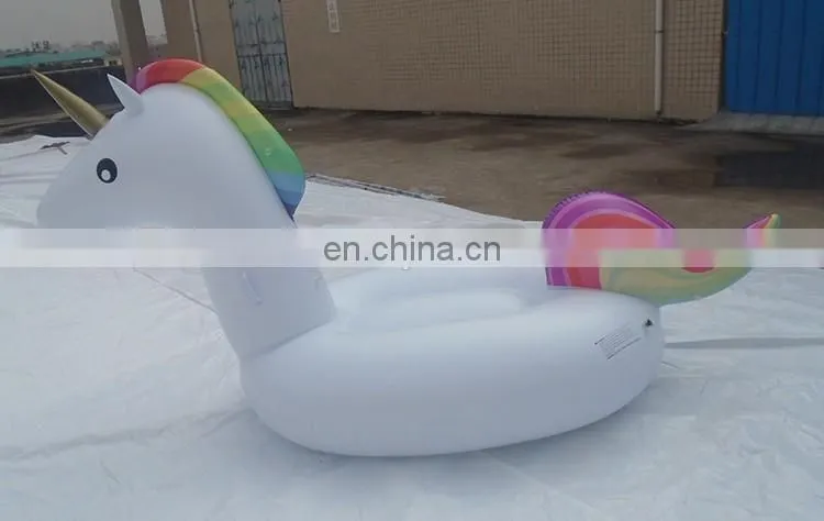 Guangzhou Factory Giant Inflatable Unicorn Pool Float Water Party Equipment