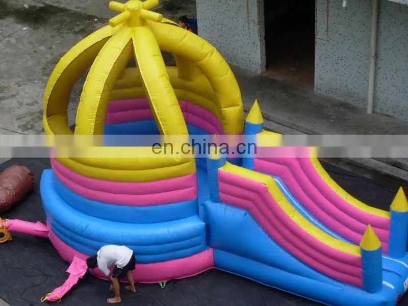 water pool inflatable slide jumper
