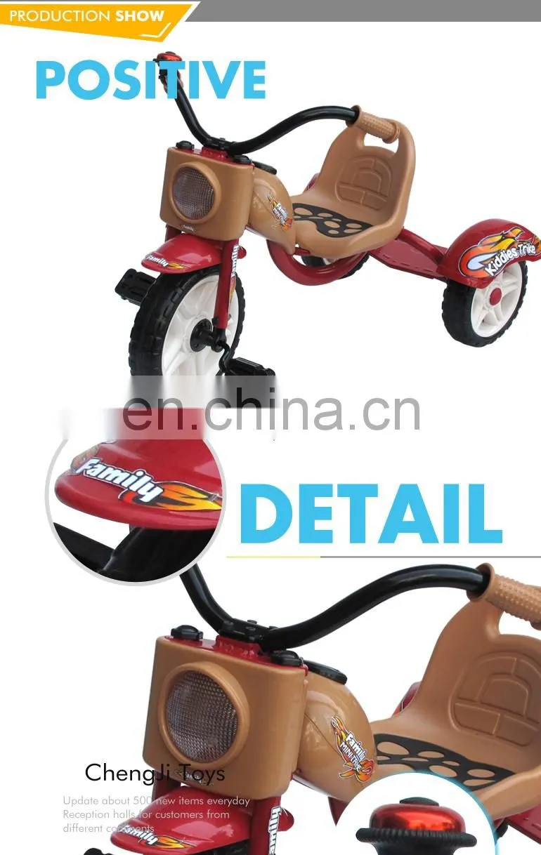 Newest custom comfortable seat ride on 3 wheel kids pedal car