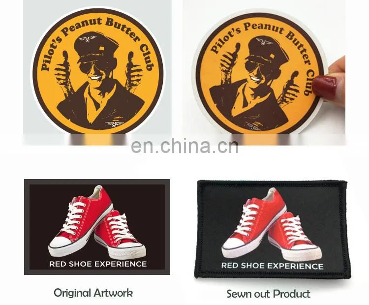 Hot Sale Wholesale Custom Digital Printed Embroidery Patch for Garment