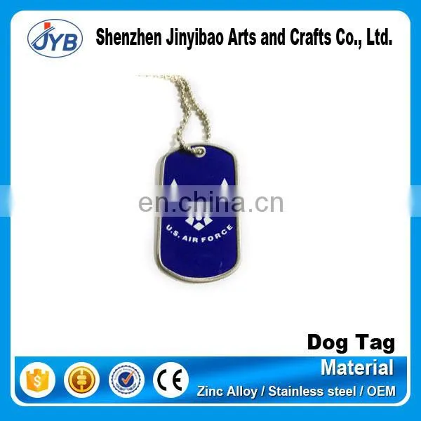 metal brand accessory chain hang bag tag for wholesale