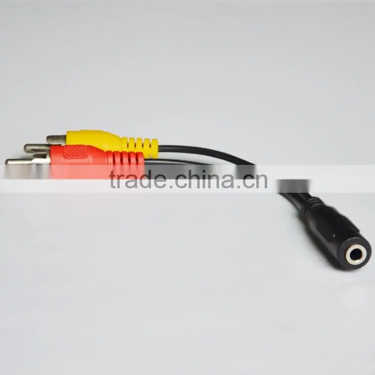3.5mm headphone jack y splitter audio adapter cable 0.5m