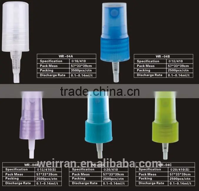 (24173) 24/410 smooth high quality fine mist mini pump sprayer