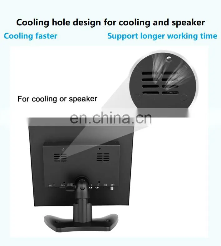 Metal case 10 inch Touchscreen display mini lcd touch monitor screen computer for pc