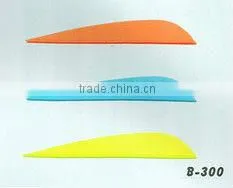 Arrow plastic feather fletching vanes 1.75",2",2.5",3",4",5" linkboy hunting