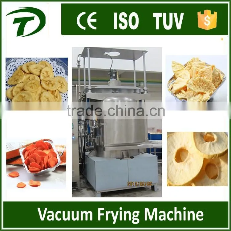 Automatic fruit and vegetable chips vacuum frying machine