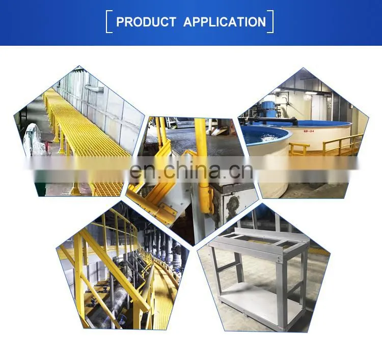 glass fiber reinforced plastic pipe FRP GRP Square Tube 100x100 FRP profiles