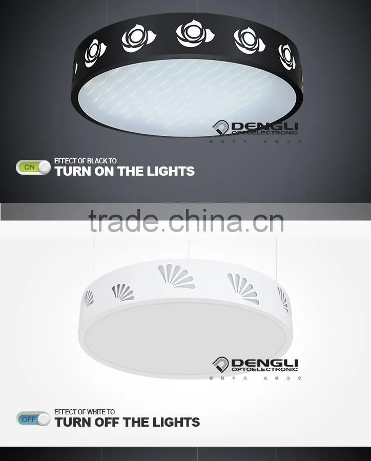 500*500 36W suspended surface mounted led ceiling light for reading