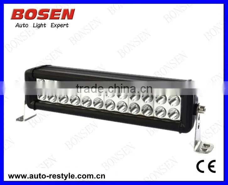 72w LED light bar 3W CREE*24pcs 2Rows led