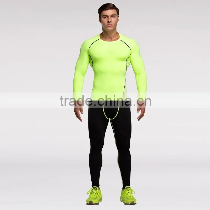 (OEM/ODM Factory)Mens Full Sleeve Thermal Compression Base Layer Shirt Cold Wear Top Body Compression wear