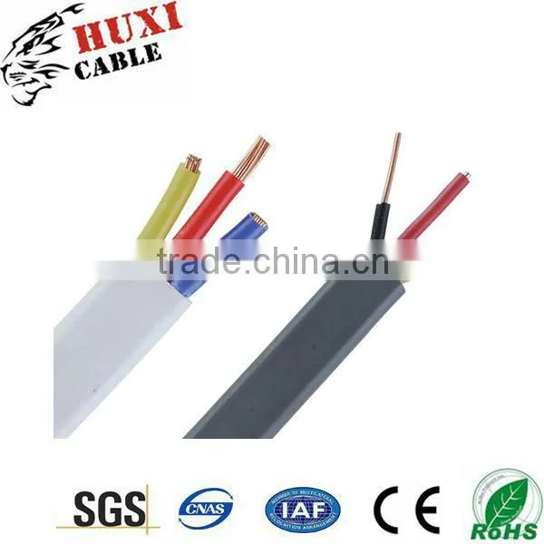 PVC insulated PVC sheathed Flat Electrical Cable