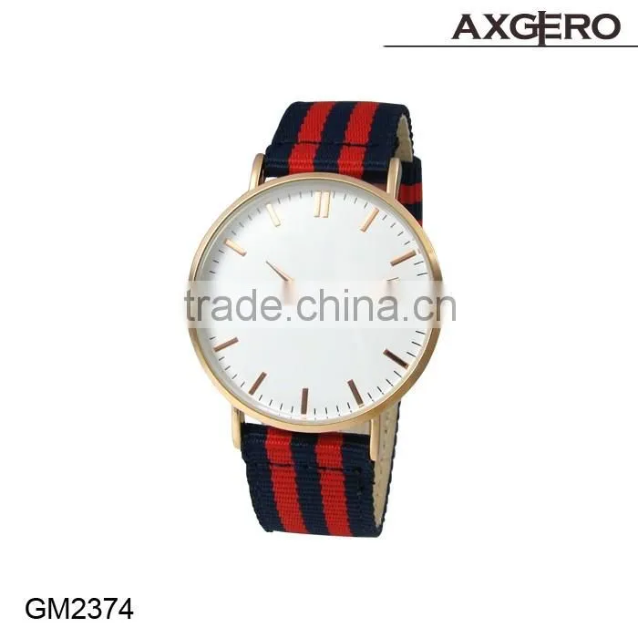 2016 Promotiona OEM Japan movt quartz wrist watch stainless steel back