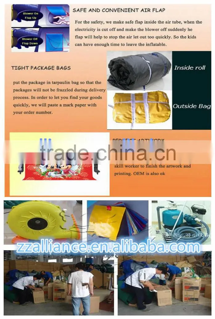 2015 Newest Jungle Inflatable Bouncer-jumping-castle