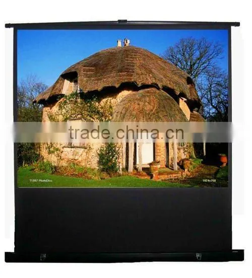 Aluminum case Portable floor up screen (60"-100")