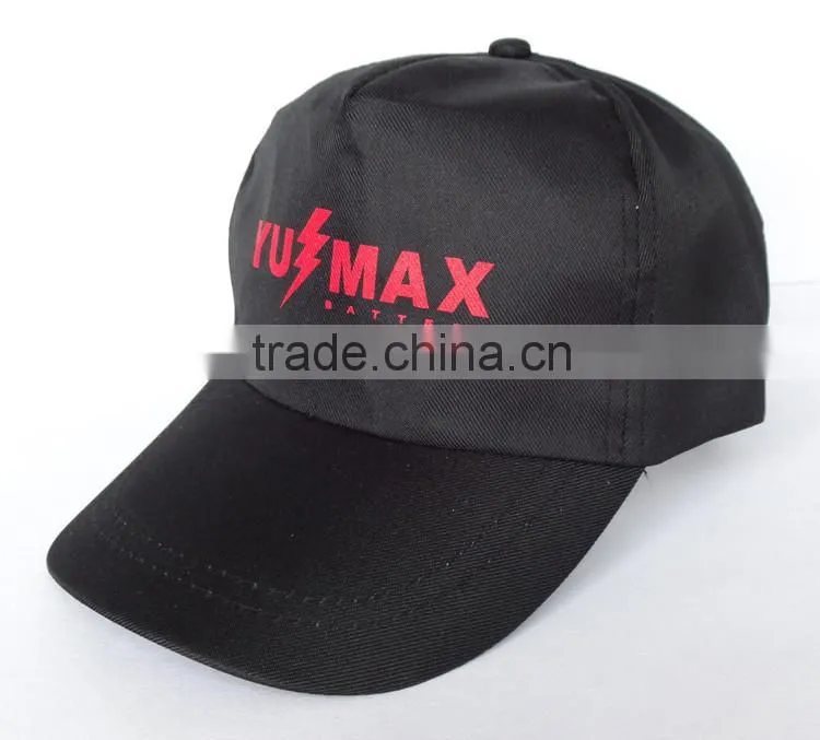 promotion yellow 5 panel wholesale cap polyester hat