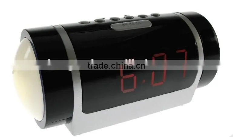 Night Light LED Display AM FM Analogue Alarm Clock Radio