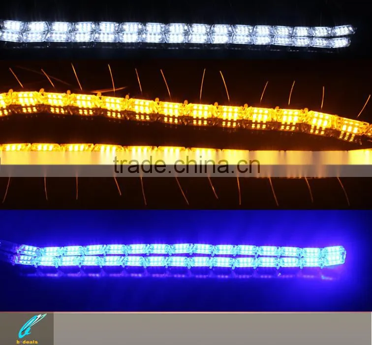DC12V 500mm Crystal Flowing flexible led drl led daytime running light signal light