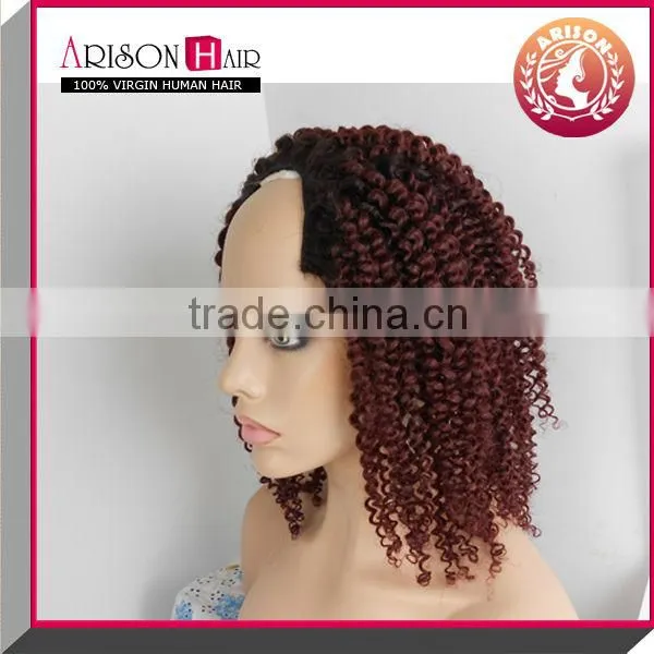 afro kinky curly new fashion synthetic u part wig