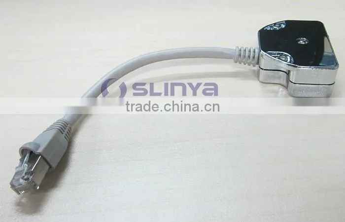 RJ45 Cable Splitter Network Adapter 8P8C Adapter