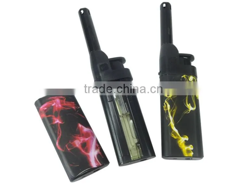 cheap price and best quality refillable BBQ lighter, gas kitchen lighter with different pictures