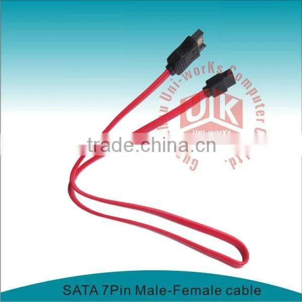 SATA 7P Male to Femal extension cable