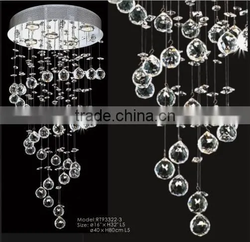 Home Decorative Stair Modern Crystal Chandeliers in China