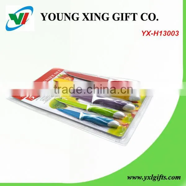 Hot selling 5pcs Kitchen Knife Sets With PP handle