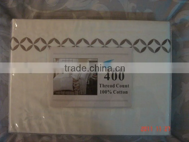 cotton white hotel bedding set