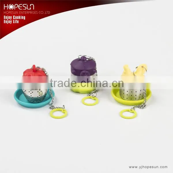 Heat resistant silicone tea infuser
