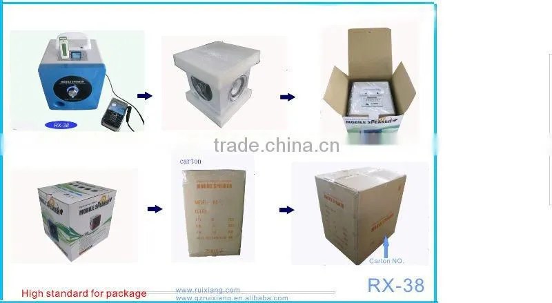 Wooden box Mobile Speaker RX-38