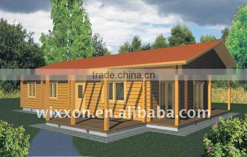 Stylish perfab living wooden villa