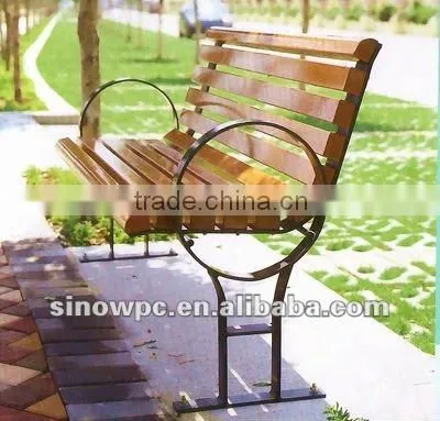 2013 corrosion-resistant and anti-eaten wpc garden bench
