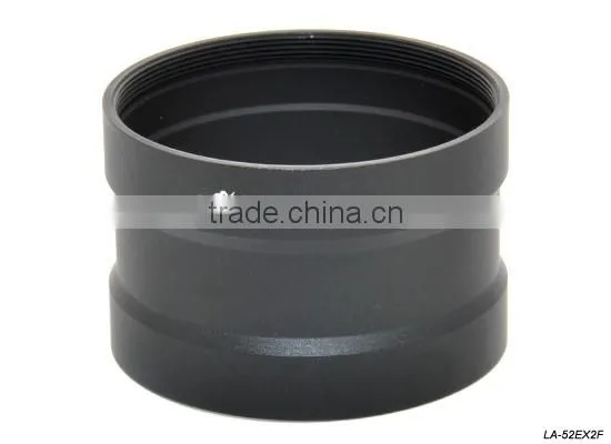 Kiwifotos Lens adapter tube LA-52EX2F provides 52mm filter mount for Samsung EX1 & EX2F Digital Camera