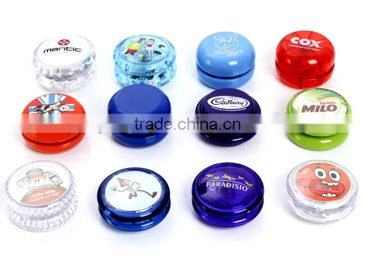 promotional yoyo/jojo/yo-yo best price for printing logos which is an interesting toys and much popular for childrens even adult