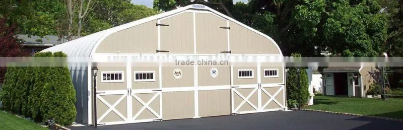Zinc and color steel prefabricated steel house