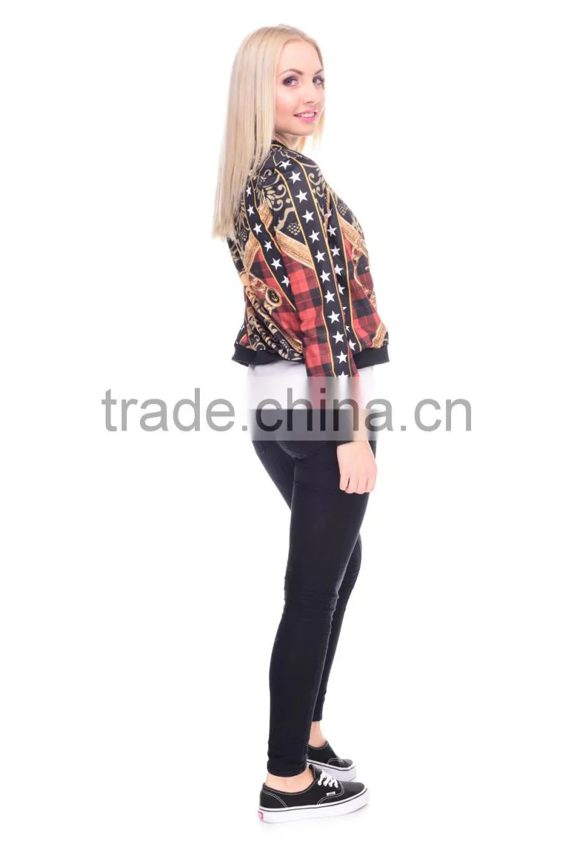 printed stylish winter jackets for women